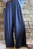 Cyril Crinkelle Wide Leg Pant Navy